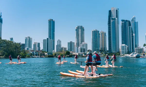 Surfers Paradise Waterbike Hire with Drink - 1 Hour
