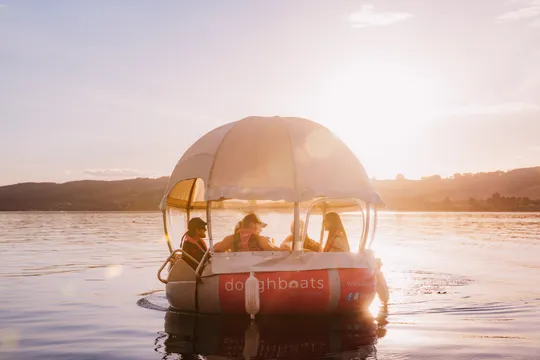 Lake Taupo Self Drive Doughboat - 90 Minutes