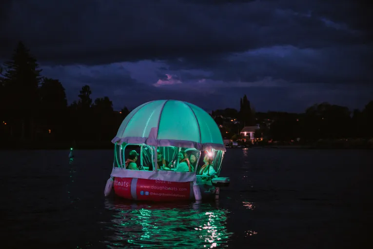 Lake Taupo Self Drive Doughboat - 90 Minutes | Experience Oz + NZ