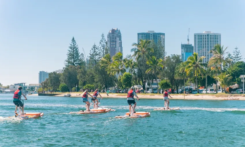 Single or Double Waterbike Hire, 1 Hour - Surfers Paradise