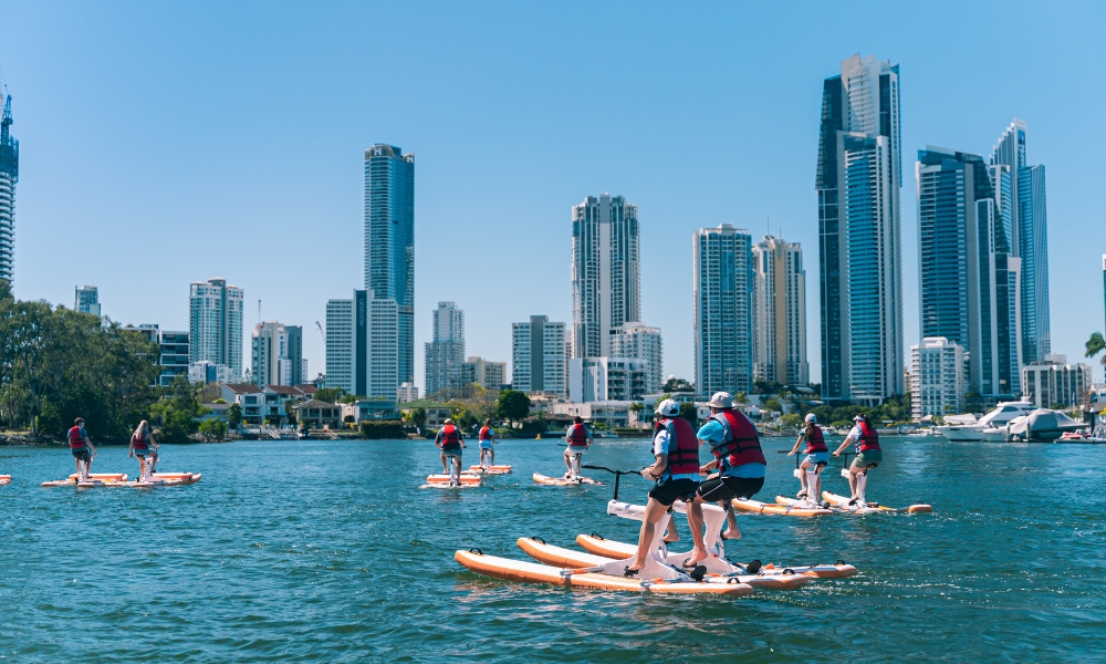 Single or Double Waterbike Hire, 1 Hour - Surfers Paradise
