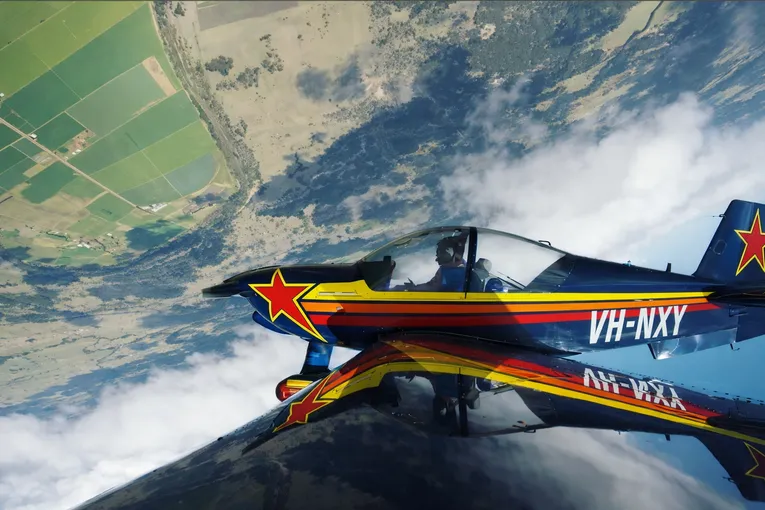 Aerobatics Hands On Flight, 45 Minutes - Perth
