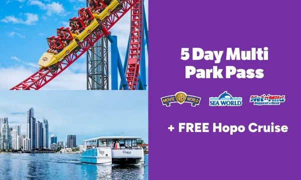 Special Offer Hopo Cruise FREE + 5 Day Multi Park Pass