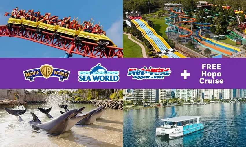 Hopo Return Cruise + 5 Day Multi Park Pass Combo | Experience Oz