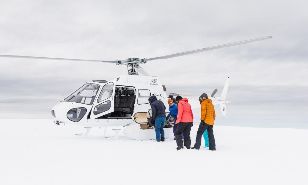Snowshoe Trek and Helicopter Flight Experience - Pisa Range