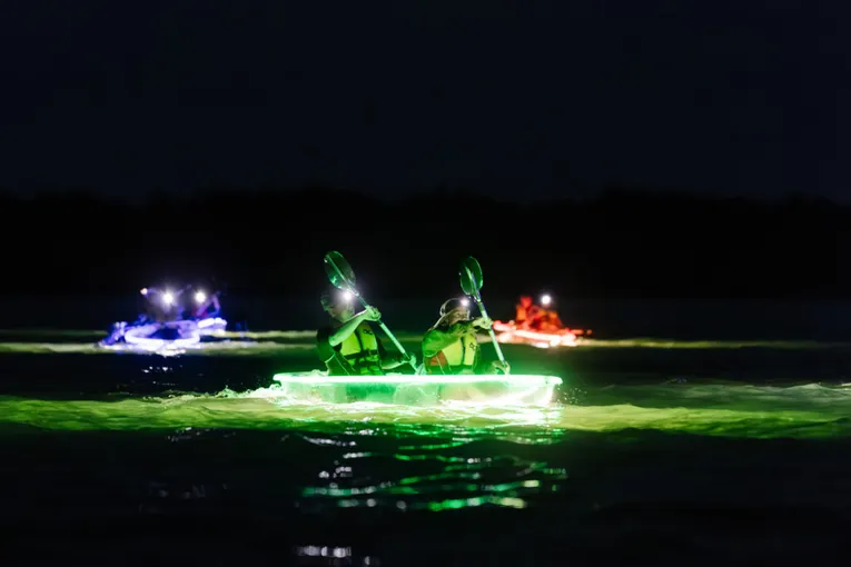 Night Kayak Seafood Dinner, 3 Hours - Lake Macquarie - For 2