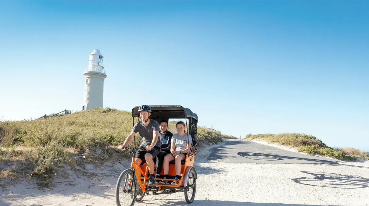 Rottnest Island Guided Rickshaw Tour - 90 Minutes | Experience Oz-1