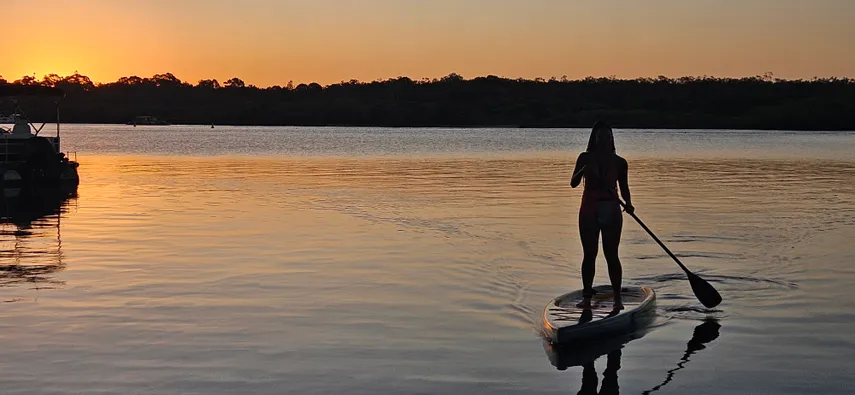 Stand Up Paddle Board Sunset Tour, 90 Minutes - Noosa River