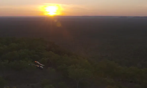 Sunset Helicopter Flight in Nitmiluk Katherine Gorge with Landing