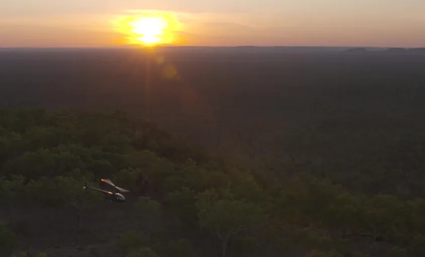 Sunset Helicopter Flight in Nitmiluk Gorge with Landing