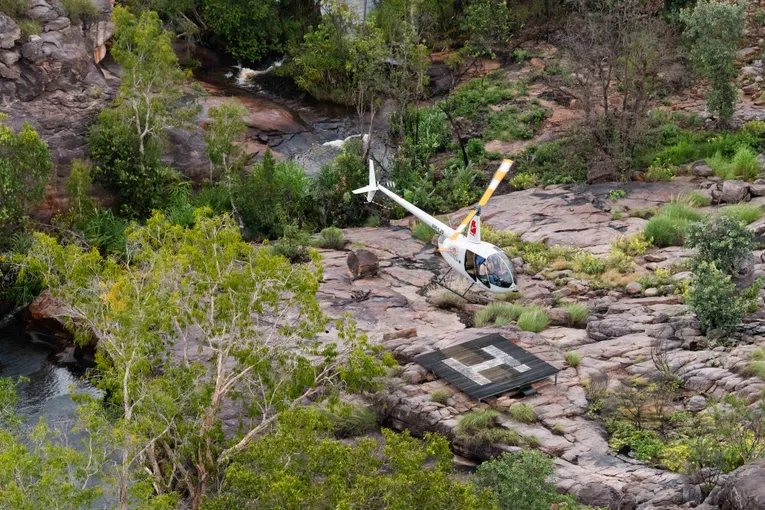 Helicopter Rock Art Tour Nitmiluk Gorge - 1hr 40mins