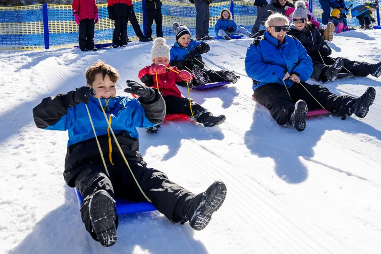 Toboggan and Snow Play Action, 90 Minutes - Canberra