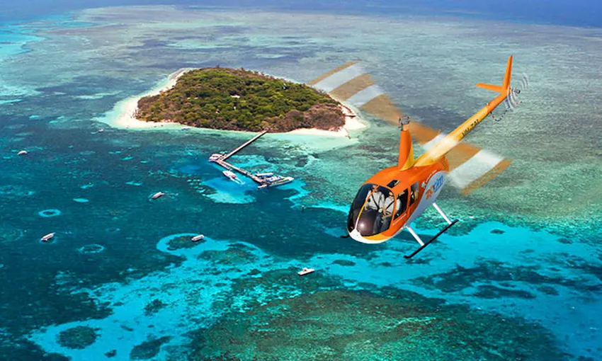 30 Minute Reef Helicopter Flight From Cairns - Book Now | Experience Oz