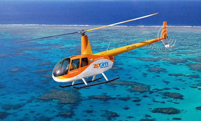 40 Minute Outer Reef Helicopter Flight - Book Now | Experience Oz