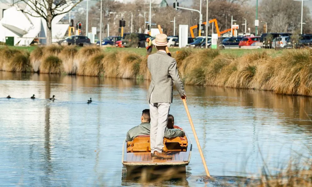 Punting On The Avon River, Christchurch - Everything New Zealand-3