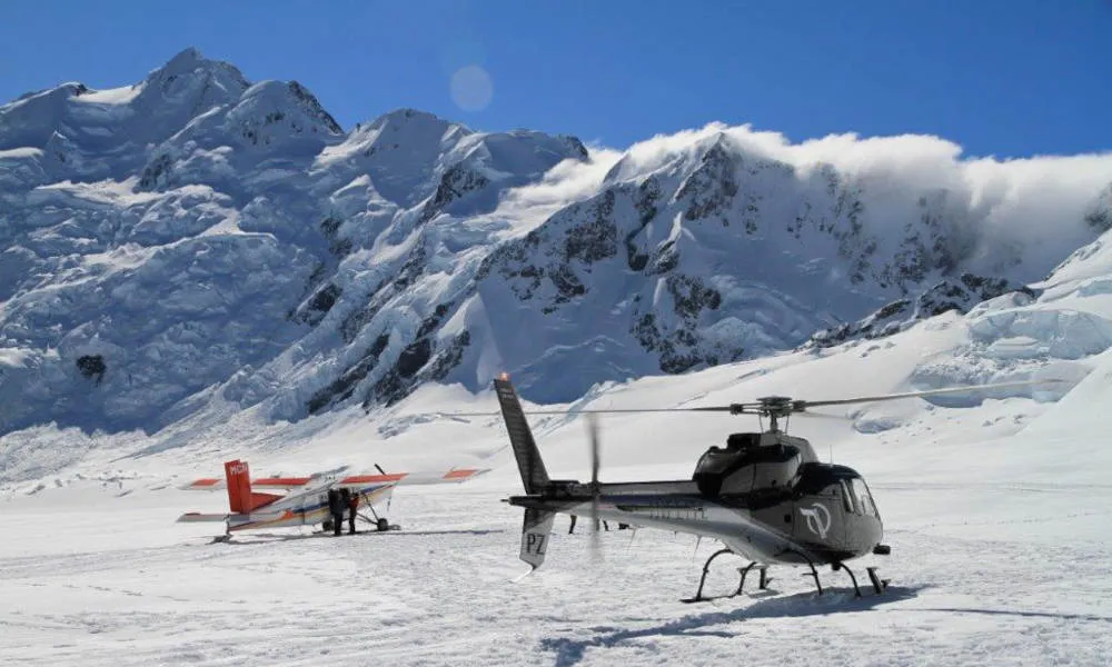 Helicopter & Ski Plane Scenic Flight Mt Cook | Everything New Zealand-1