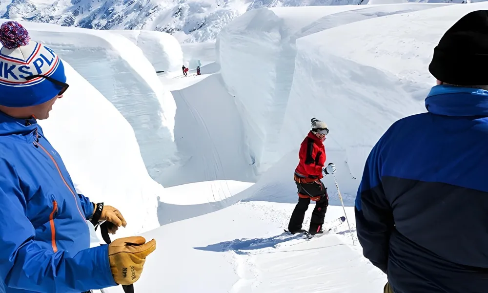 Ski the Tasman Glacier with Scenic Flights and Lunch | Adrenaline-4