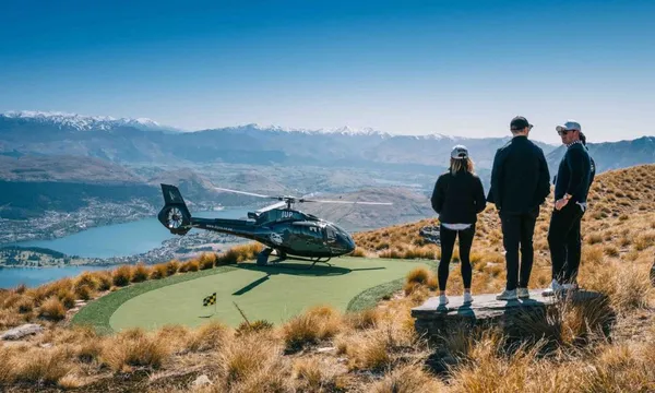 Helicopter Golf in Queenstown