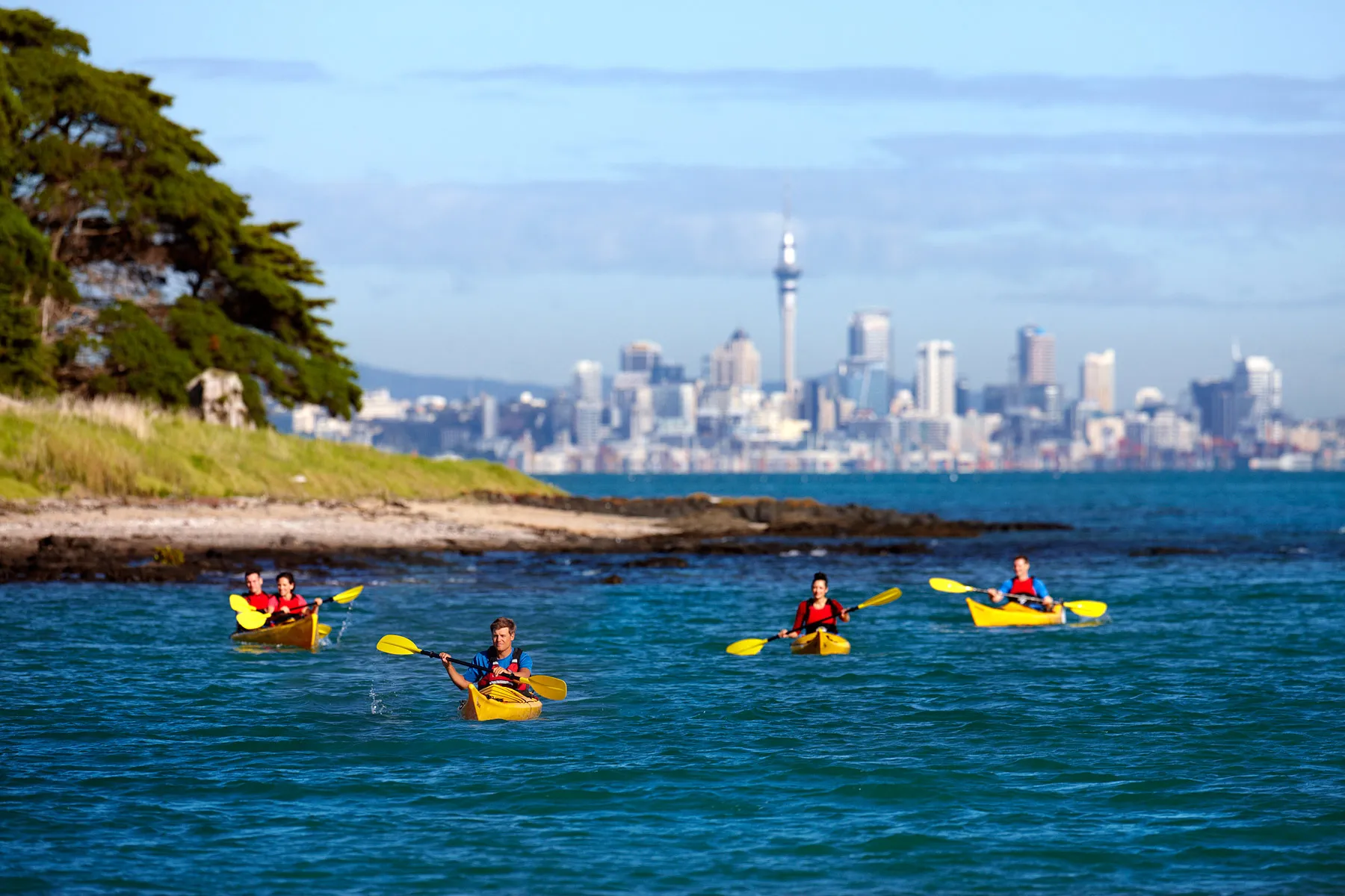 Sunset Kayak Auckland to Rangitoto | Everything New Zealand-3