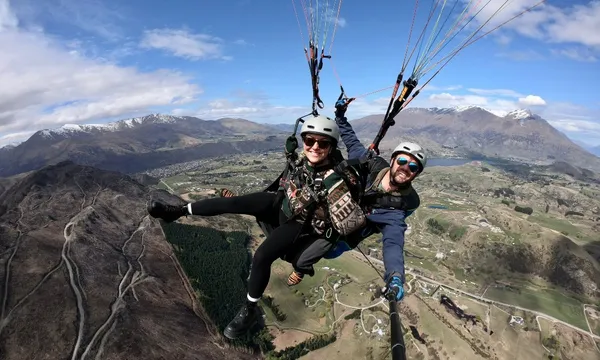 Summer paragliding from Coronet Peak (4,000ft)