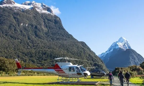 Milford Extended Helicopter Flight & Landings
