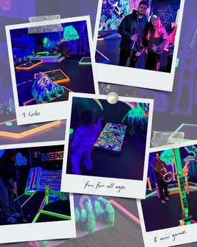 Putt'n'Glow UV Minigolf at Thrillzone Queenstown