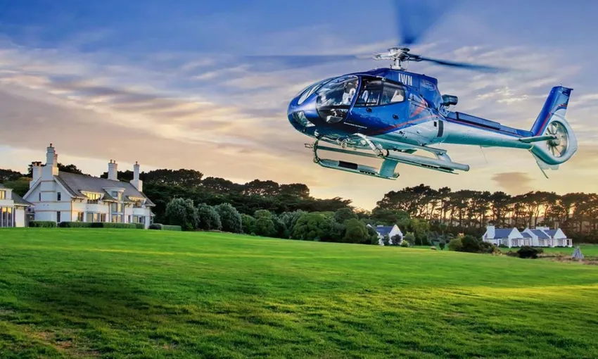 Wharekauhau Helicopter Lunch Wellington | Everything New Zealand