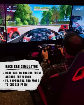 Racecar Simulator at Thrillzone Queenstown