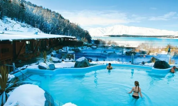 Hot Pools, Ice Skating & Snow Tubing at Tekapo Springs