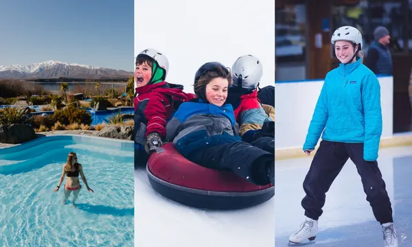 Hot Pools, Ice Skating & Snow Tubing at Tekapo Springs