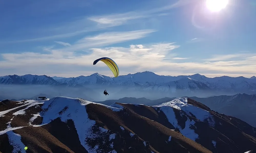 Winter Paragliding from Coronet Peak Queenstown | Everything New Zealand-5