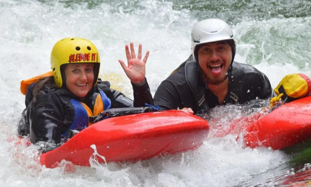 White Water Sledging | Kaitiaki Adventures, Rotorua-6