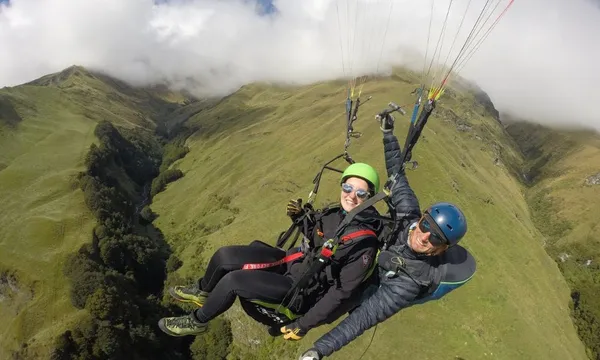 Wanaka Tandem Paragliding Flight from Treble Cone