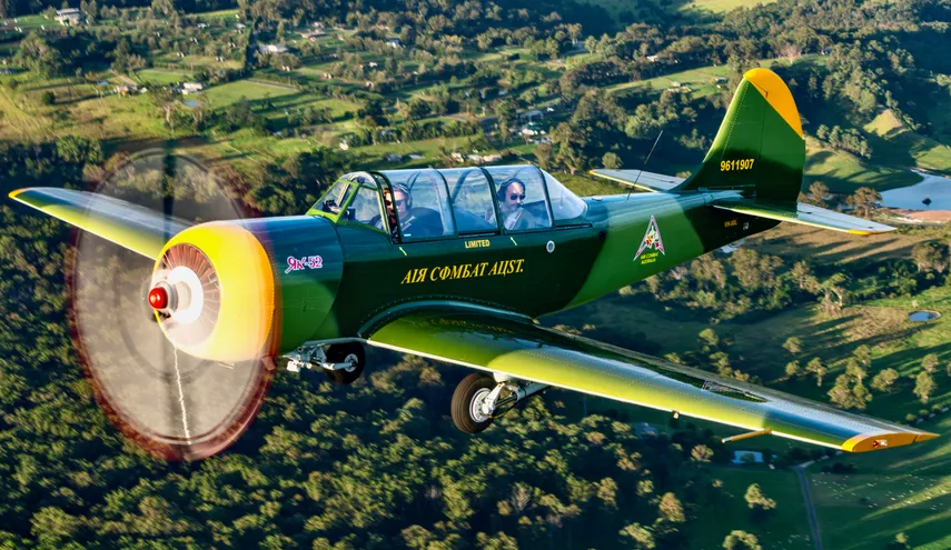 Aerobatic Warbird Flight, 35 Minutes - Camden