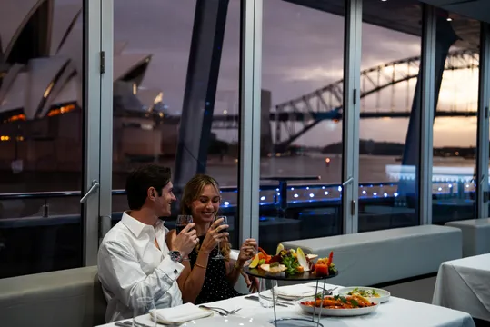 Sydney Harbour Glass Boat Dinner and Drinks Cruise - 2 Hours