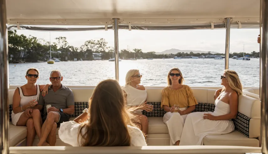 Noosa River Luxury Sunset Cruise - 90 Minutes | Experience Oz