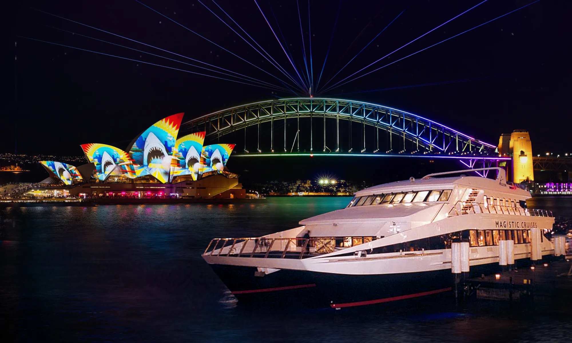 Sydney Vivid Sightseeing Cruise - 90 Minutes | Experience Oz-1