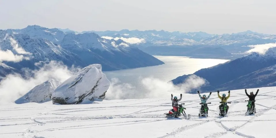 Private Heli Snowbike Tour Queenstown  | Everything New Zealand-2