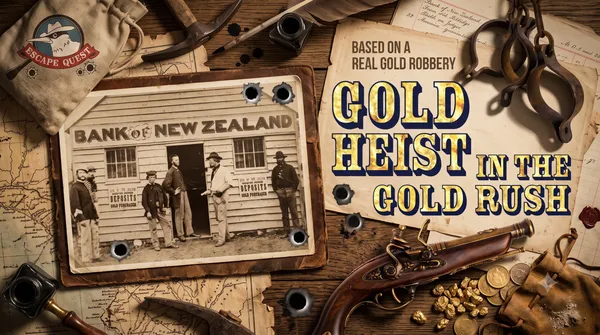 Gold Heist In The Gold Rush Escape Room 
