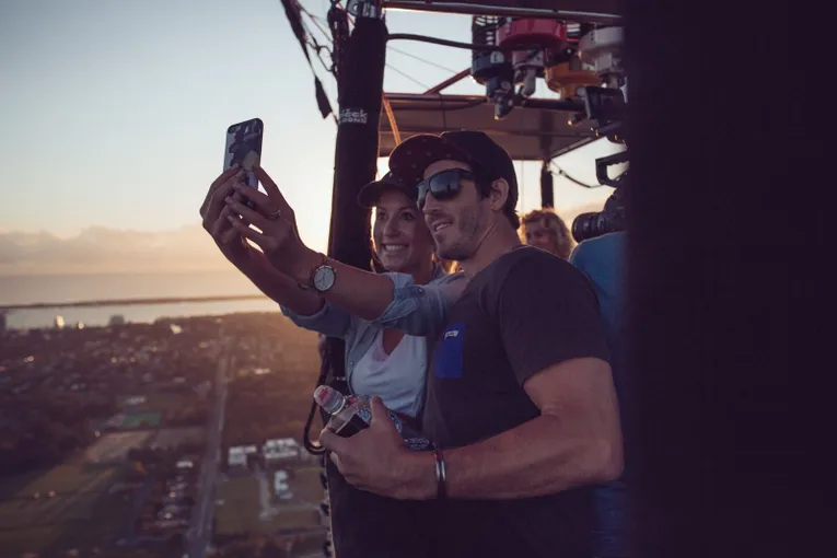 Gold Coast Hot Air Balloon with Winery Breakfast | Experience Oz