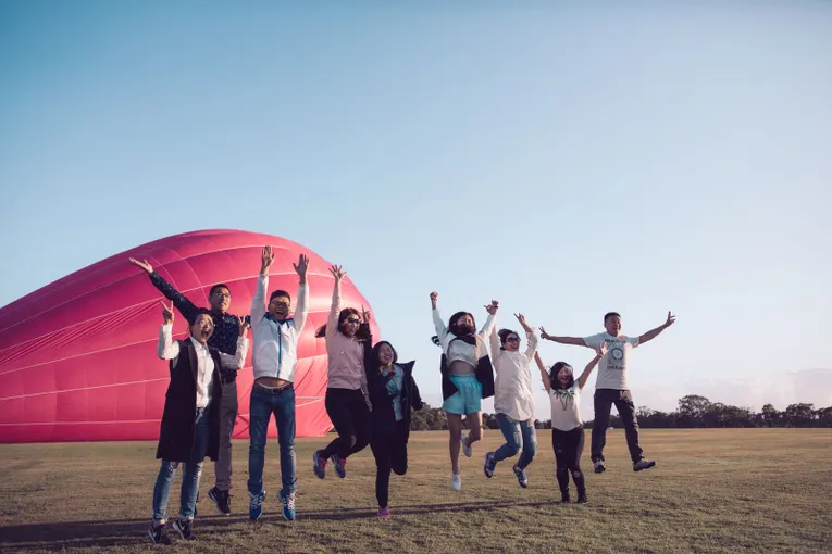 Gold Coast Hot Air Balloon with Winery Breakfast | Experience Oz
