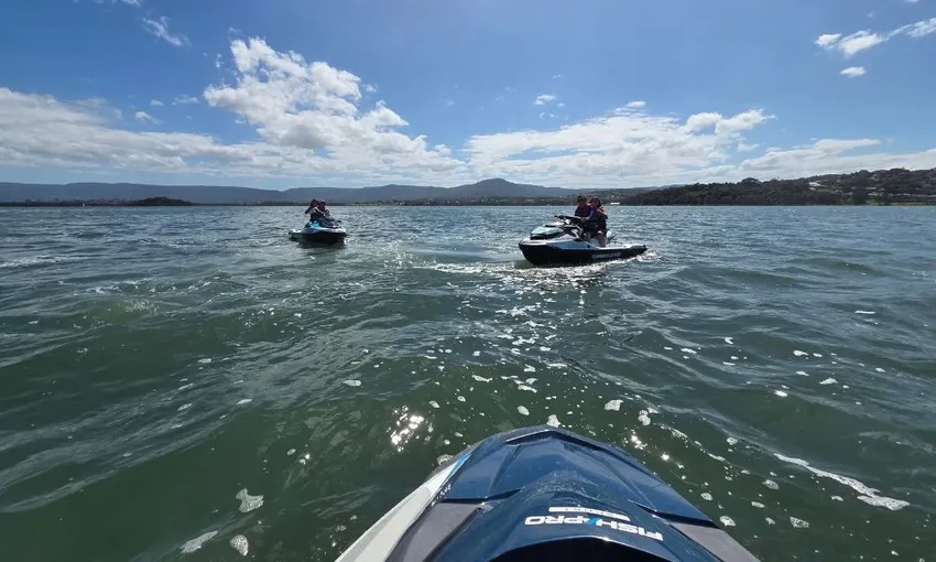 Jet Ski Guided Tour, 45 Minutes - Lake Illawarra