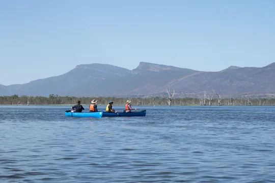 Lake Fyans Guided Canoe Tour at Twilight - 2 Hours