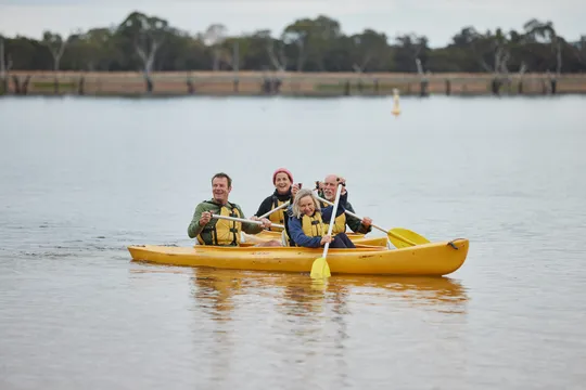 Lake Fyans Guided Canoe Tour at Twilight - 2 Hours