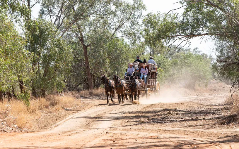 Longreach Cobb and Co Stagecoach Ride - 4 Hours | Experience Oz