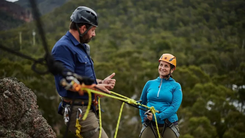 Guided Abseiling & Rock Traverses, Full Day - Grampians