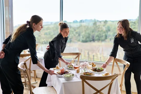 Bellarine 2 Course Lunch or Dinner with Wine - For 2