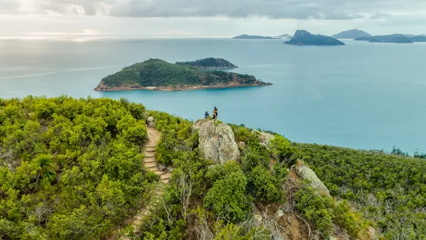 Whitehaven Beach and Hill Inlet Chill and Grill ex Hamilton Island