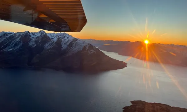 Scenic Sunset Flight with Air Milford