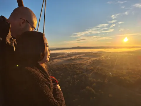 Queensland Country Sunrise Hot Air Balloon Ride & Breakfast